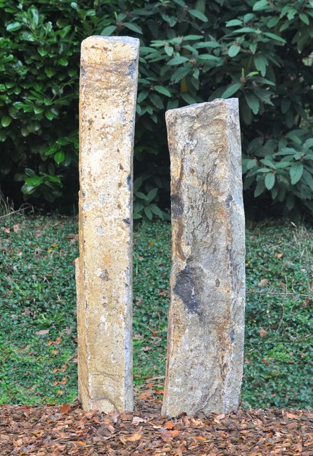Basaltzuilen ruw